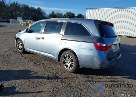 2013 Honda Odyssey Ex-L z USA, uszkodzony, nr VIN 5FNRL5H60DB092142